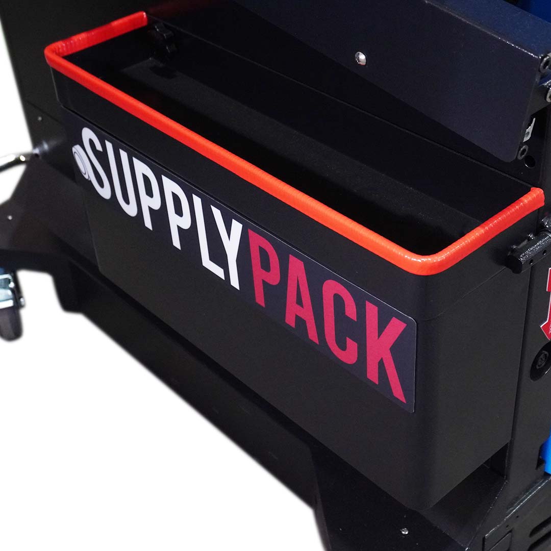 Detalhe da gaveta porta-ferramentas Supplypack da SPG-800